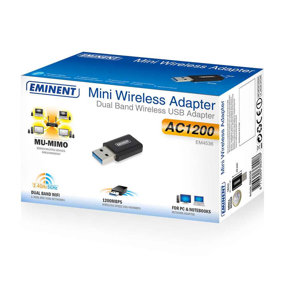 Eminent AC1200 wireless USB adapter