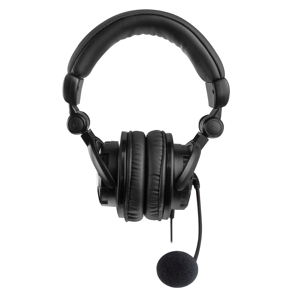 Ewent Over-ear stereo headset with microphone and volume control