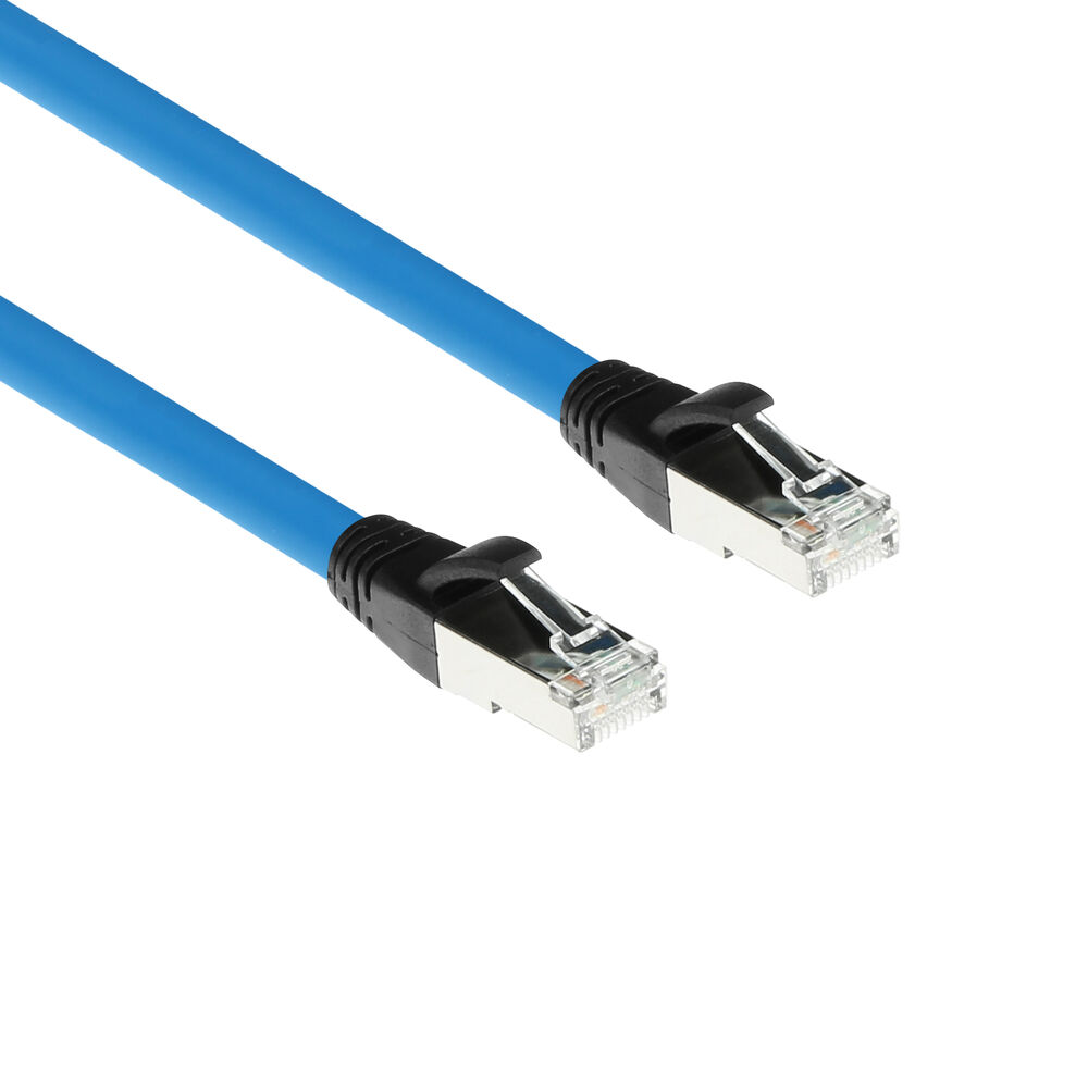 ACT Industrial 5.50 meters Profinet cable RJ45 male to RJ45 male, Superflex CAT6A SF/UTP TPE cable, shielded