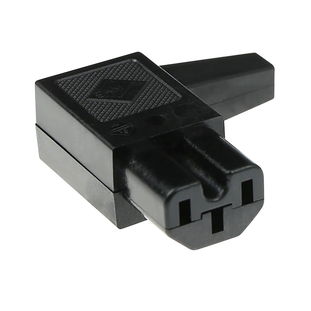 MPE-Garry 43R012211 C15 Power connector female right angled for 120 °C