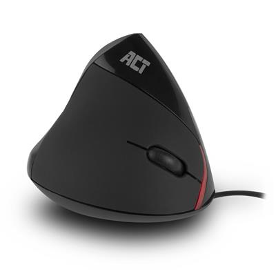 ACT Ergonomic vertical mouse, USB, 1000 dpi, black