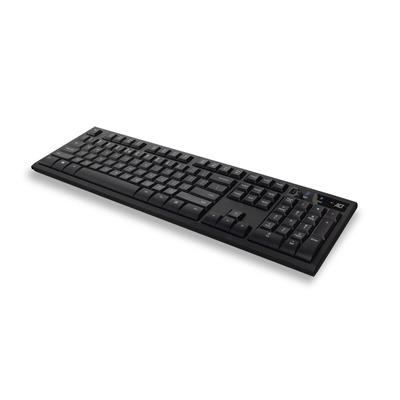 ACT Wireless Keyboard and Mouse, USB nano receiver, Qwerty, Black