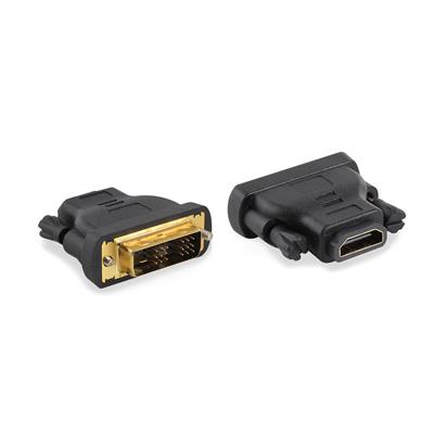 ACT DVI-D to HDMI adapter, 1x DVI-D male, 1x HDMI A female, Zip Bag