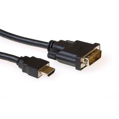ACT Conversion cable HDMI A male to DVI-D male  3,00 m