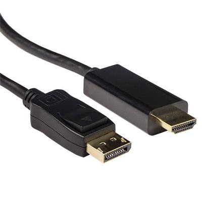ACT Conversion cable DisplayPort male to HDMI-A male  3,00 m