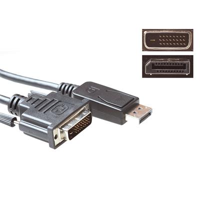 ACT Conversion cable DisplayPort male to DVI male  5,00 m