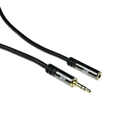 ACT 10 meter High Quality audio extension cable 3,5 mm stereo jack male - female