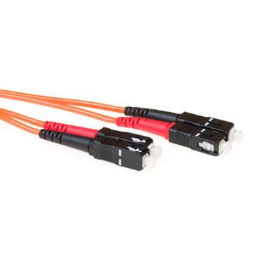 Ewent 3 meter LSZH Multimode 62.5/125 OM1 fiber patch cable duplex with SC connectors