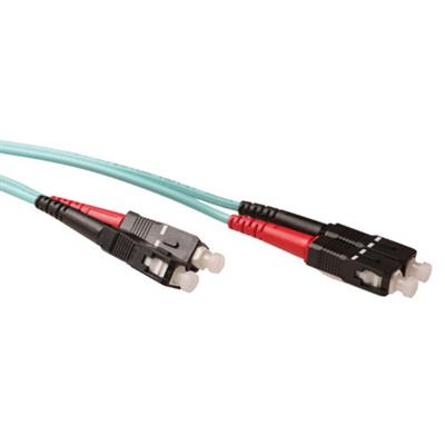 Ewent 1 meter LSZH Multimode 50/125 OM3 fiber patch cable duplex with SC connectors