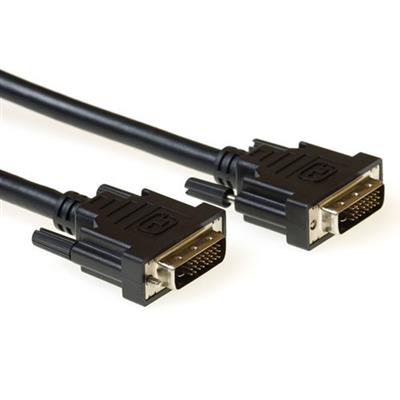 Ewent 2 meter, DVI-D  dual link connection cable, 2x DVI-D dual link male 24+1