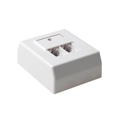 ACT Surface mounted box unshielded 2 ports German Style CAT6