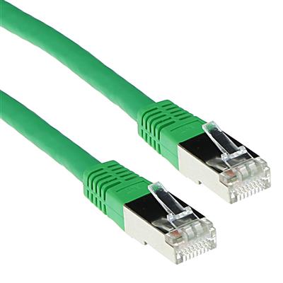 ACT Green 5 meter LSZH SFTP CAT6 patch cable with RJ45 connectors