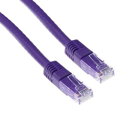 ACT Purple 7 meter U/UTP CAT6 patch cable with RJ45 connectors