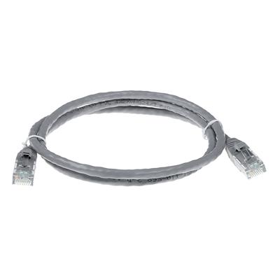 ACT Grey 20 meter U/UTP CAT6A patch cable snagless with RJ45 connectors