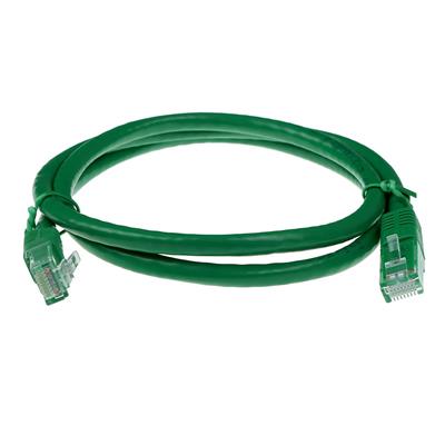 ACT Green 15 meter U/UTP CAT6A patch cable with RJ45 connectors
