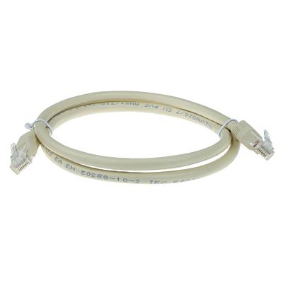 ACT Ivory 25 meter U/UTP CAT5E patch cable with RJ45 connectors