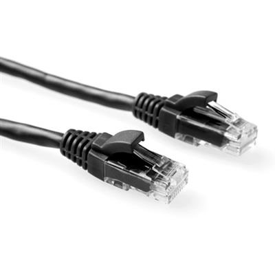 ACT Black 7 meter U/UTP CAT5E patch cable component level with RJ45 connectors