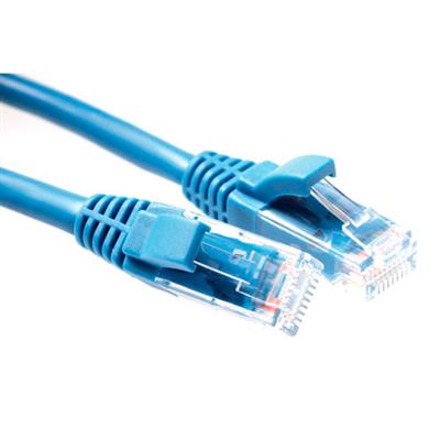 ACT Blue 10 meter U/UTP CAT6 patch cable component level with RJ45 connectors