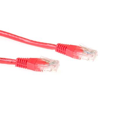 Ewent Red 7 meter U/UTP CAT6 patch cable with RJ45 connectors