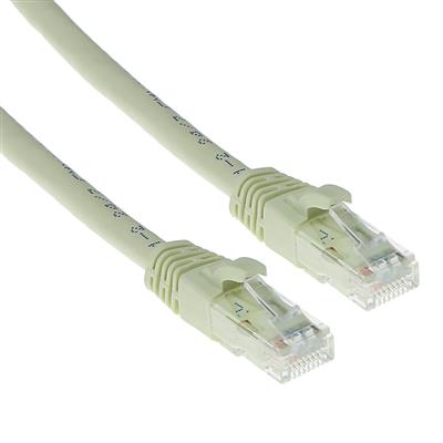 ACT Ivory 2 meter U/UTP CAT6 patch cable snagless with RJ45 connectors