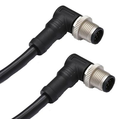 Amphenol M12A08MR-12AMR-SBA05 M SERIES 8 pins sensor cable  M12 A-coded molded  male - male