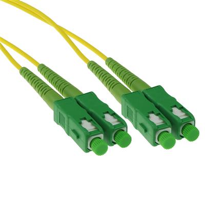 ACT 10 meter LSZH Singlemode 9/125 OS2 fiber patch cable duplex with SC/APC connectors