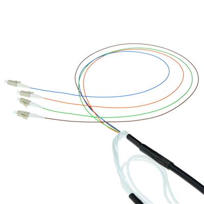 ACT 140 meter Multimode 50/125 OM4 indoor/outdoor cable 4 fibers with LC connectors