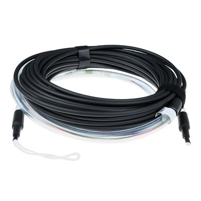 ACT 30 meter Multimode 50/125 OM3 indoor/outdoor cable 4 way with LC connectors