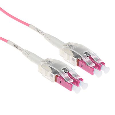 ACT 3 meter Multimode 50/125 OM4 Polarity Twist fiber cable with LC connectors