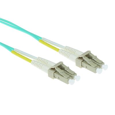 ACT 40 meter LSZH Multimode 50/125 OM3 fiber patch cable duplex with LC connectors