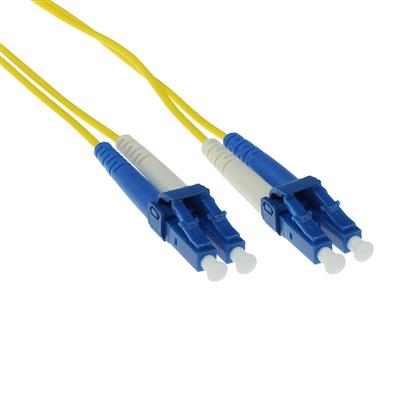 ACT 22 meter LSZH Singlemode 9/125 OS2 fiber patch cable duplex with LC connectors