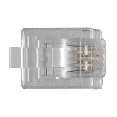 ACT RJ11 (4P/4C) modulaire connector for flat cable