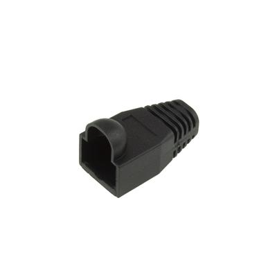 ACT RJ45 black boot for 6.5 mm cable