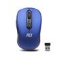 ACT Wireless Mouse, USB nano receiver, 1600 dpi, blue