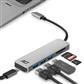 ACT USB-C Hub and card reader with USB-A , USB-C with PD Pass-Through port 55W