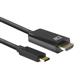 ACT USB-C to HDMI male connection cable 4K, Zip Bag