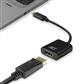 ACT USB-C to DisplayPort female adapter 4K, Zip Bag