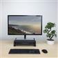 ACT Monitor stand extra wide with drawer, up to 10kg, adjustable height, black