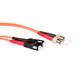 Ewent 1 meter LSZH Multimode 62.5/125 OM1 fiber patch cable duplex with ST and SC connectors