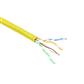 ACT CAT6 U/UTP stranded patch yellow 100 m