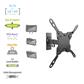 Ewent Easy Tilt TV and monitor wall mount up to 42 inches, 2 pivot