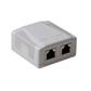ACT Surface mounted box shielded 2 ports CAT6A