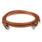 ACT Brown 1.00 meter SFTP CAT6A patch cable snagless with RJ45 connectors