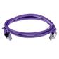 ACT Purple 10.00 meter SFTP CAT6A patch cable snagless with RJ45 connectors
