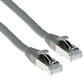 ACT Grey 15 meter SFTP CAT6A patch cable snagless with RJ45 connectors