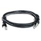 ACT Black 5 meter SFTP CAT6A patch cable snagless with RJ45 connectors