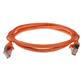 ACT Orange 5 meter LSZH SFTP CAT6A patch cable snagless with RJ45 connectors