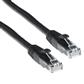 ACT Black 7 meter U/UTP CAT6A patch cable snagless with RJ45 connectors