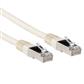 ACT Ivory 2 meter LSZH SFTP CAT6A patch cable with RJ45 connectors
