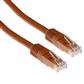 ACT Brown 1 meter U/UTP CAT5E patch cable with RJ45 connectors